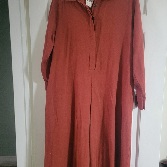 Free People Rust Colored Jumpsuit Size S/P - Picture 2 of 8